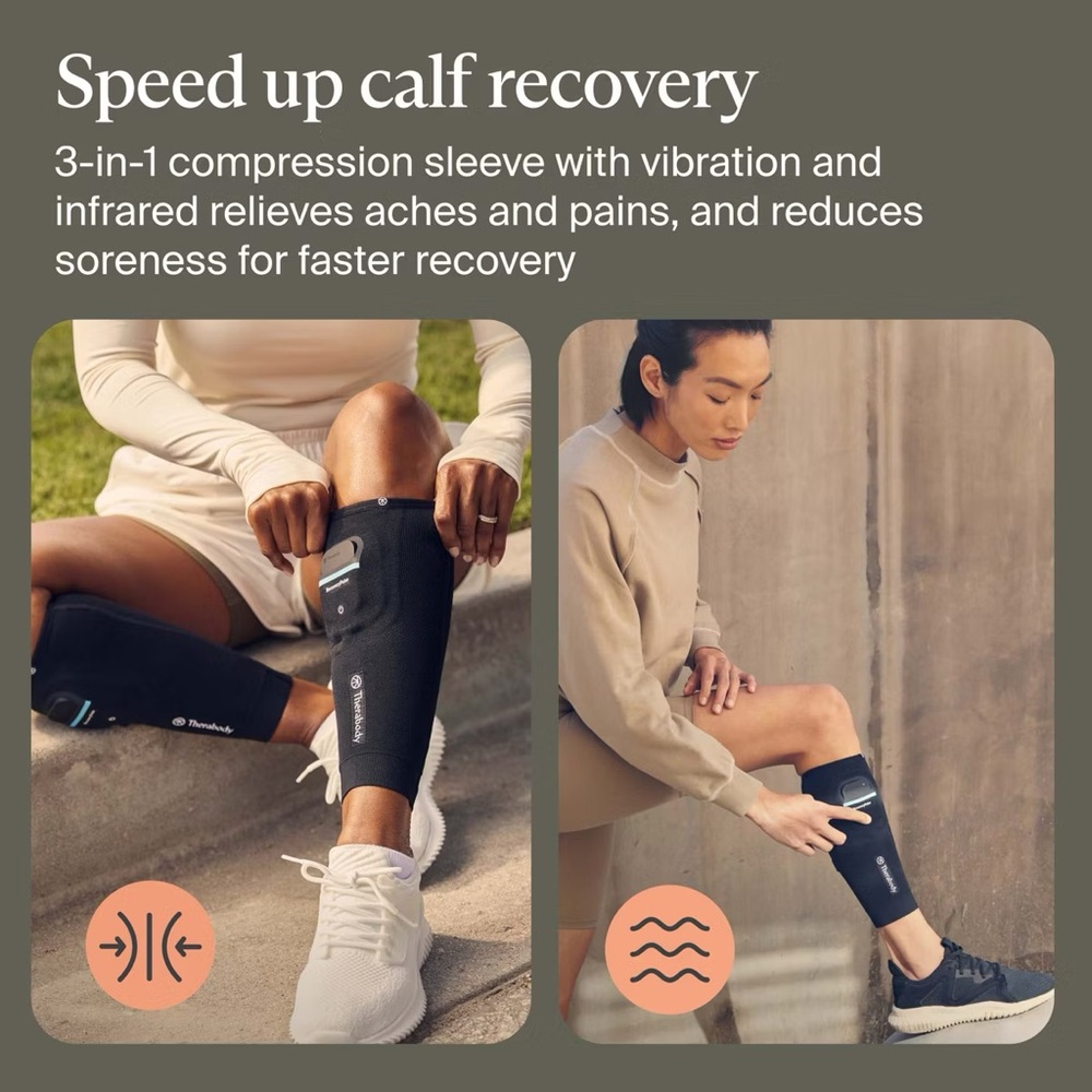 NIB Sealed Therabody RecoveryPulse Calf Compression & Vibration - Size M - Picture 2 of 12